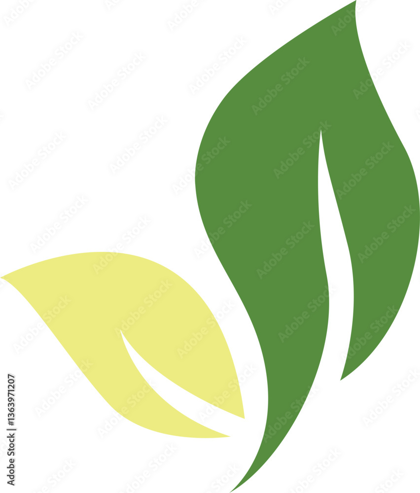 Stylized Green Eco Friendly Leaf Emblem Logo Vector Stylized Green Eco Friendly Leaf Emblem Logo Vector