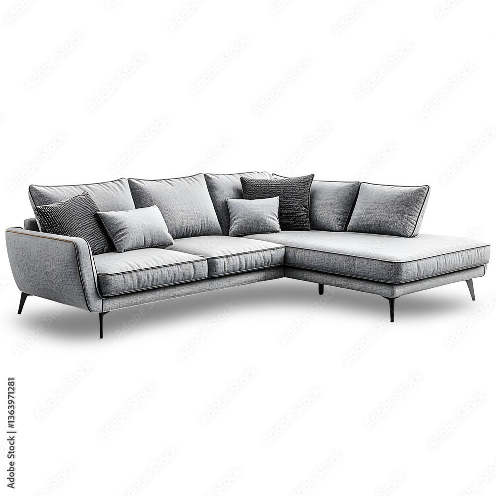 Fototapeta premium Modern sectional sofa design