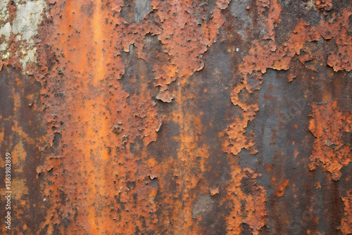 Wallpaper Mural Rusted Metal Grunge Texture with Corrosion and Weathered Patina Torontodigital.ca