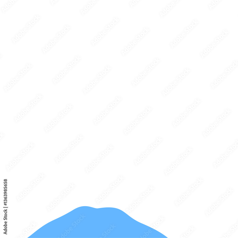 Obraz premium Blue Mountain Illustration