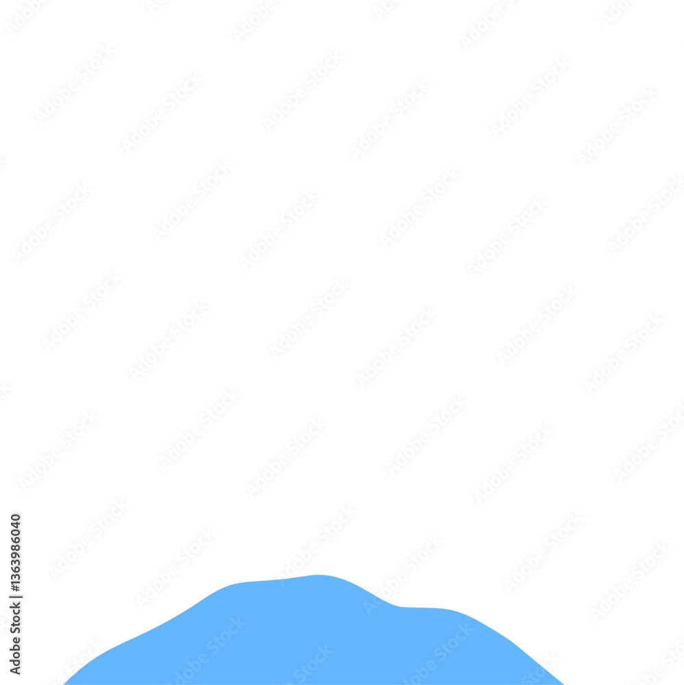 Obraz premium Blue Mountain Illustration