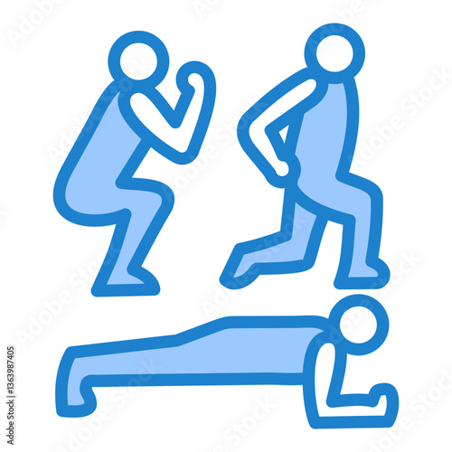 Bodyweight Exercises Icon
