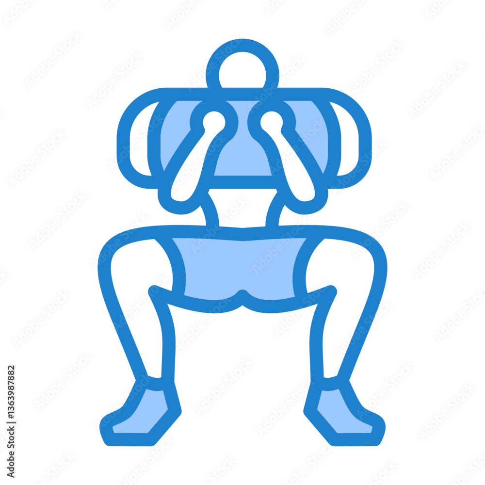 Sandbag Training Icon Sandbag Training Icon