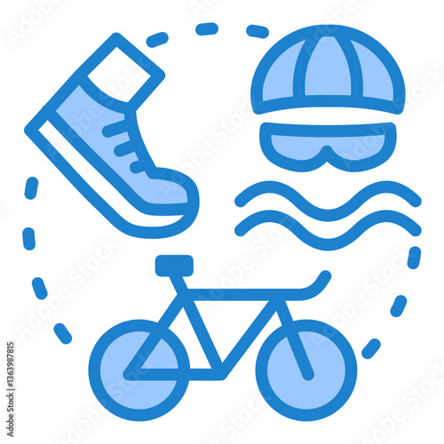 Triathlon Training Icon