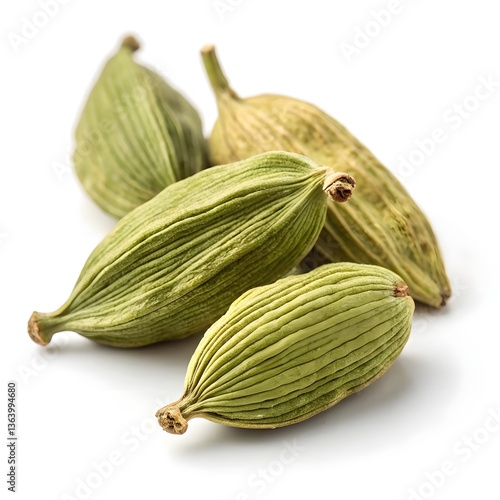 Wallpaper Mural Cardamoms isolated on white background Torontodigital.ca