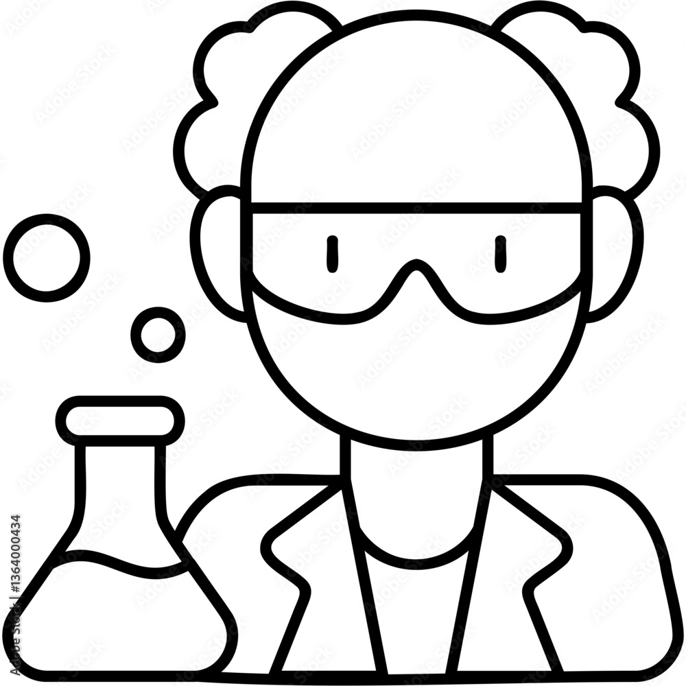 Obraz premium Scientist Icon