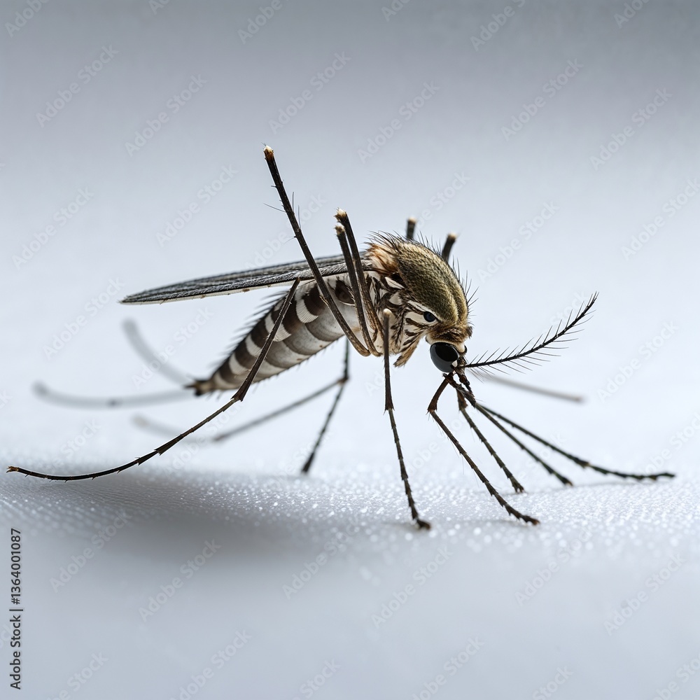 A Detailed Close-Up of a Mosquito: Nature’s Tiny Marvel A Detailed Close-Up of a Mosquito: Nature’s Tiny Marvel