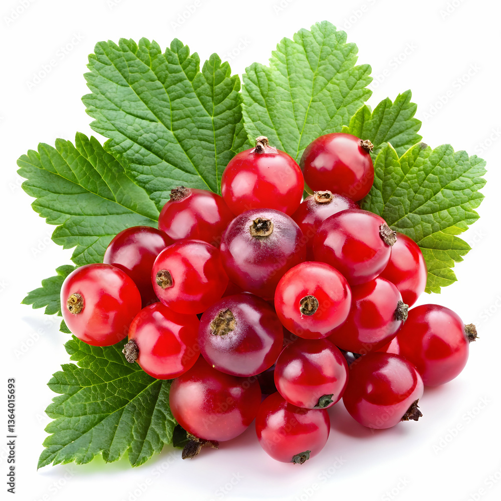 red currant isolated on white background red currant isolated on white background