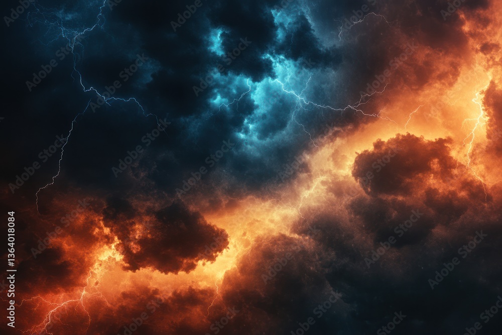 Fototapeta premium Sunset Storm