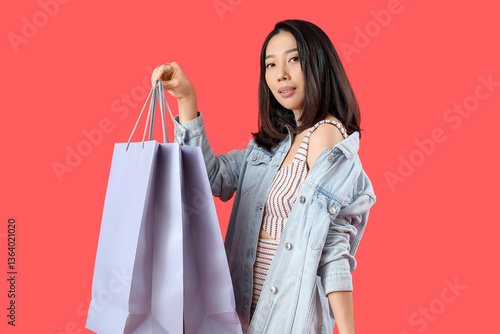 Beautiful young Asian woman...