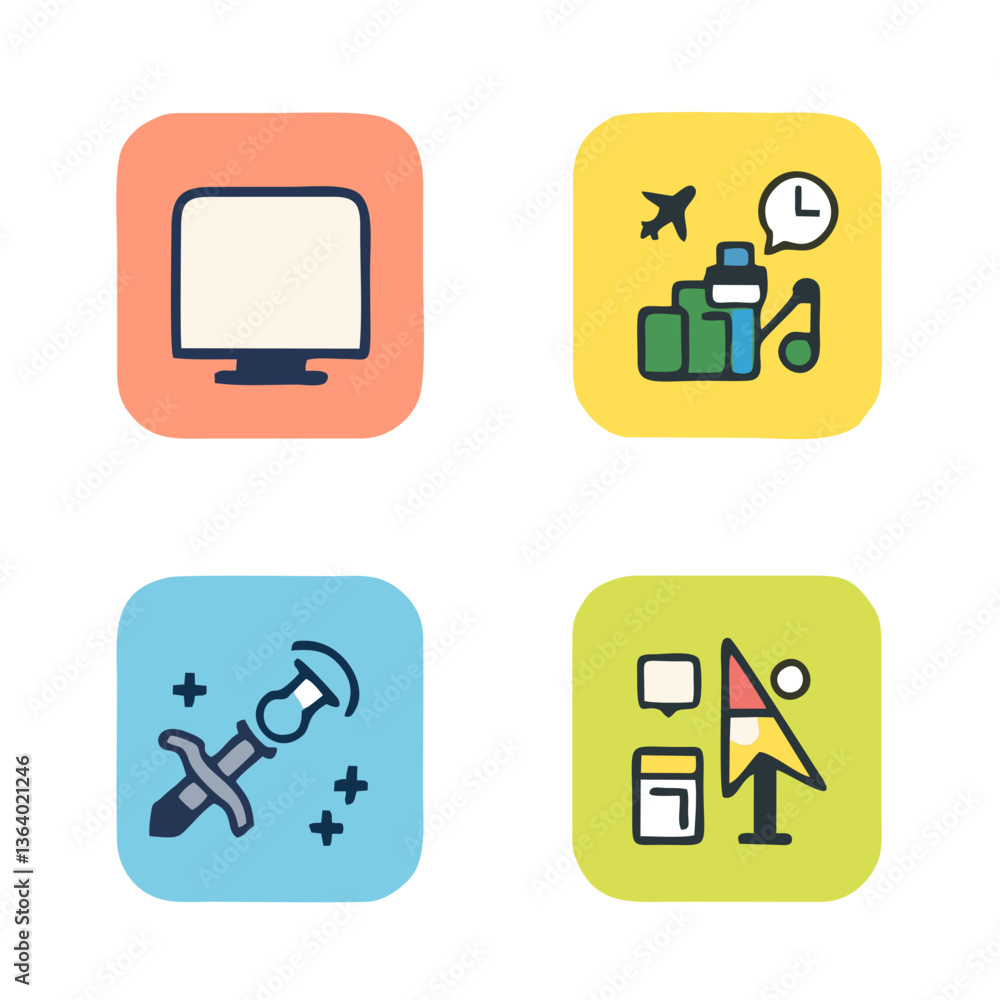 Business & Innovation Icons Set Business & Innovation Icons Set