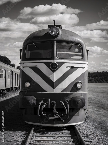 old train on the railway