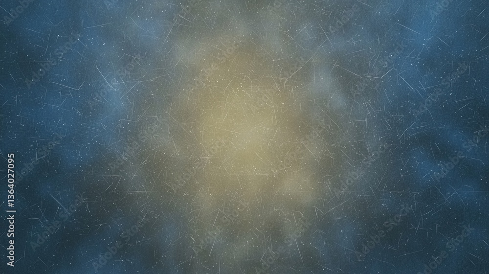 Obraz premium A mesmerizing cosmic background featuring faint constellations against a gradient of blue and gold hues, evoking a sense of wonder and exploration.