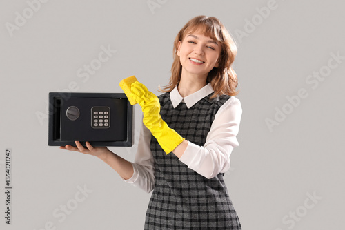 Beautiful young happy woman...