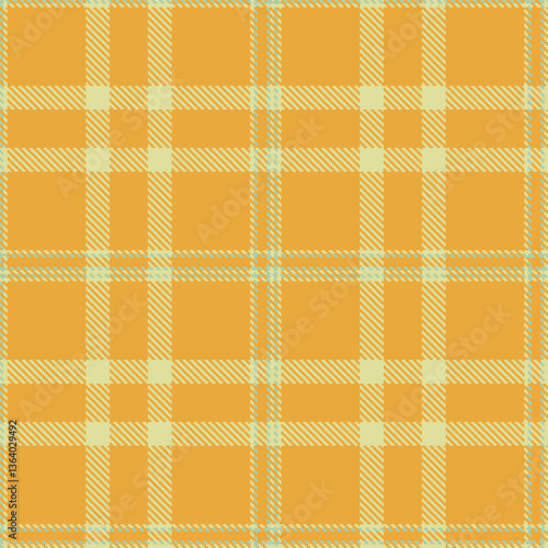 Rich Beige Seamless Tartan with Iridescent Butterscotch accents Textile Design