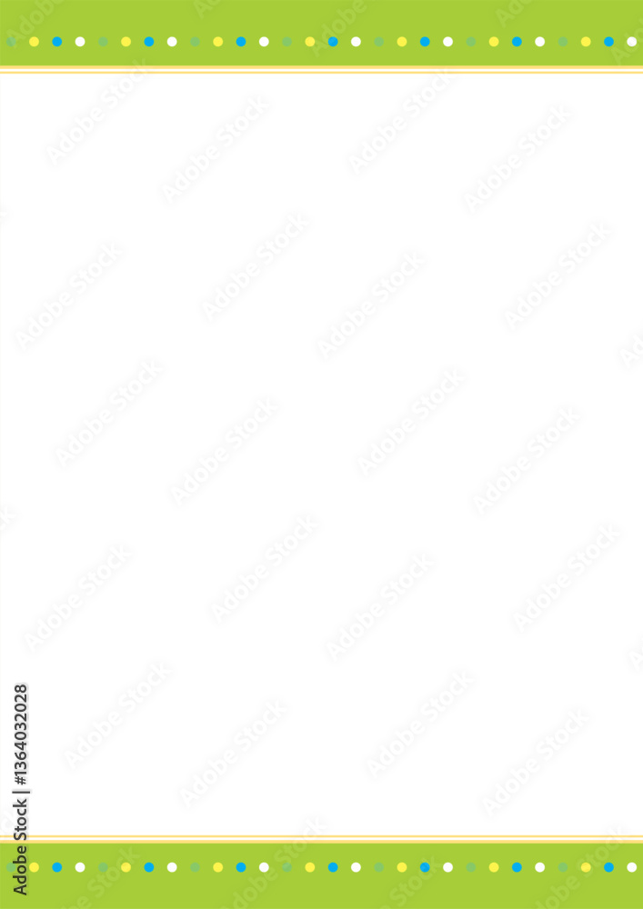 かわいいにぎやかな罫線の背景イラスト かわいいにぎやかな罫線の背景イラスト