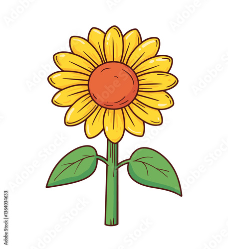 sunflower illustration