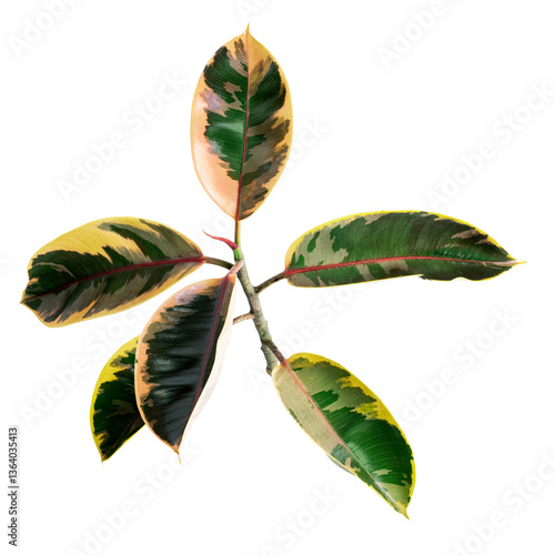 Photos Fresh natural Indian rubber plant transparent png