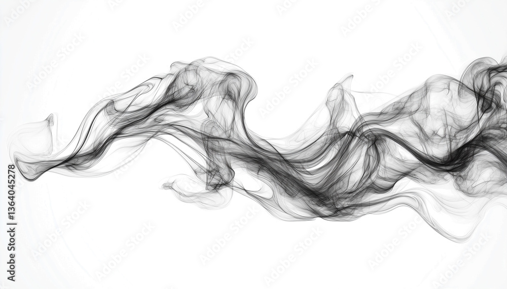 Swirling Smoke Waves with Transparent and Grunge Effect Swirling Smoke Waves with Transparent and Grunge Effect