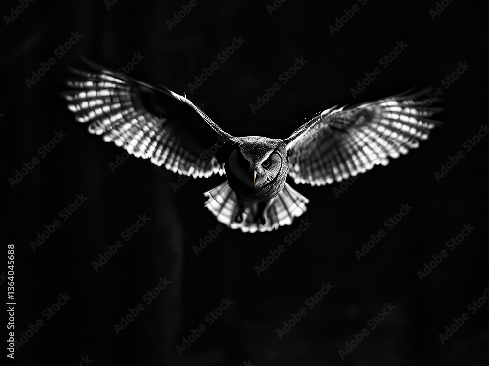 Fototapeta premium Intense Portrait of an Owl