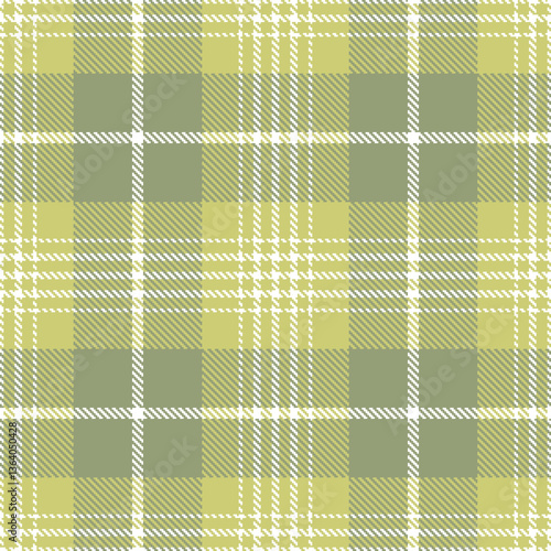 Modern Seamless Tartan in Dusty White tones Textile Design Variant 2415