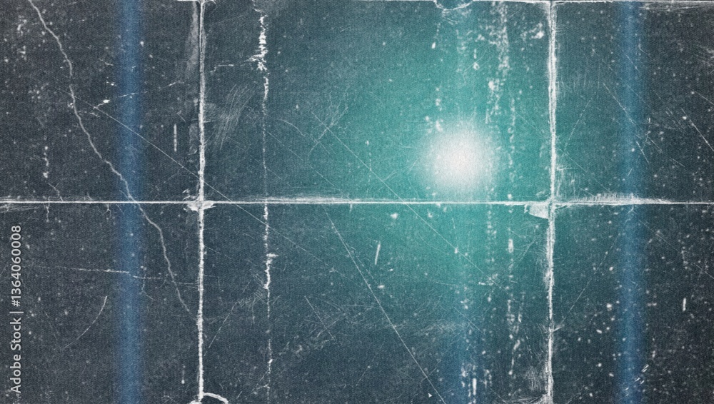 Fototapeta premium Old film texture with dust scratches, noise and light leaks. Realistic overlay film texture in black-white, dust scratch and grain. Distressed retro movie or photo negative effect of cinema nostalgia