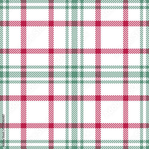 Modern Seamless Tartan in Neon White tones Textile Design Variant 2559