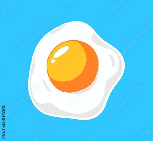 Obraz na płótnie sunny side up egg w salonie