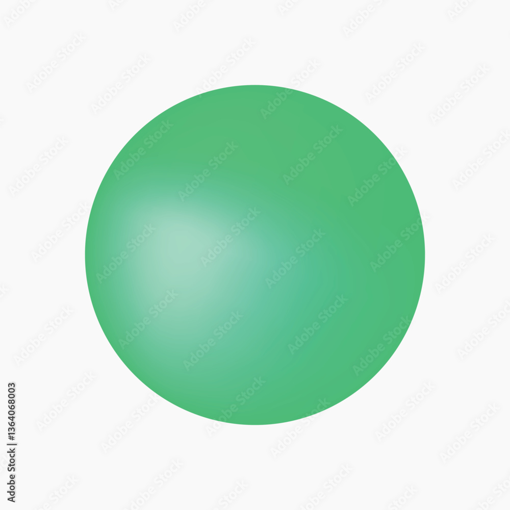 Green circle shape collage element vector Green circle shape collage element vector
