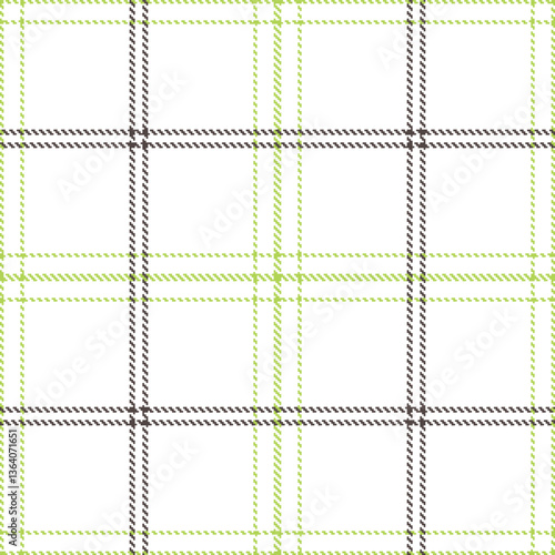 Modern Light White Seamless Tartan Textile Design Variant 2699