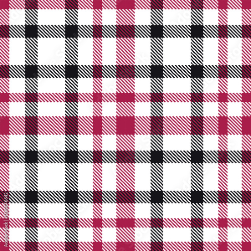 Modern Seamless Tartan in Pale White tones Textile Design Variant 2750