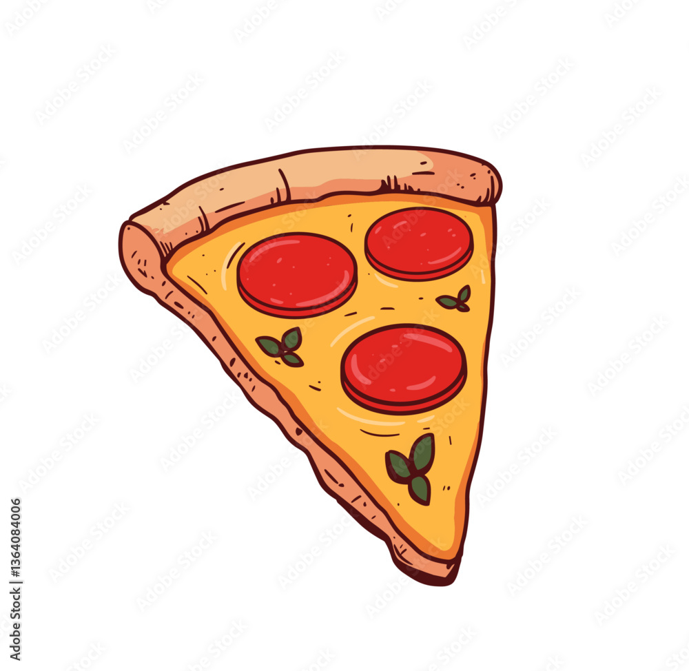 pizza slice illustration