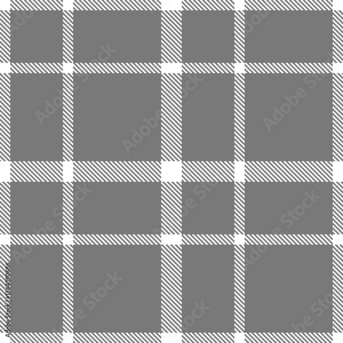 Modern Seamless Tartan in Soft White tones Textile Design Variant 2891