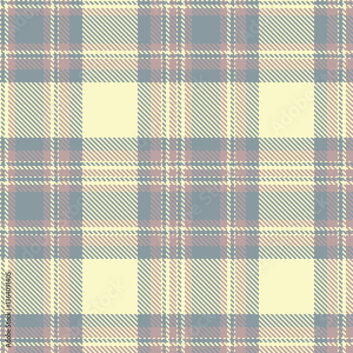 Modern Seamless Tartan in Smoky Pale tones Textile Design Variant 2898