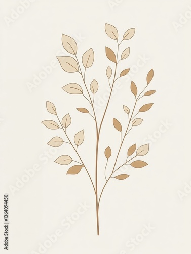 Scandinavian minimalist living room with soft beige furniture and cozy warm lighting creates an airy and peaceful atmosphere to relax and unwind