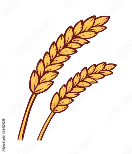 wheat illustration