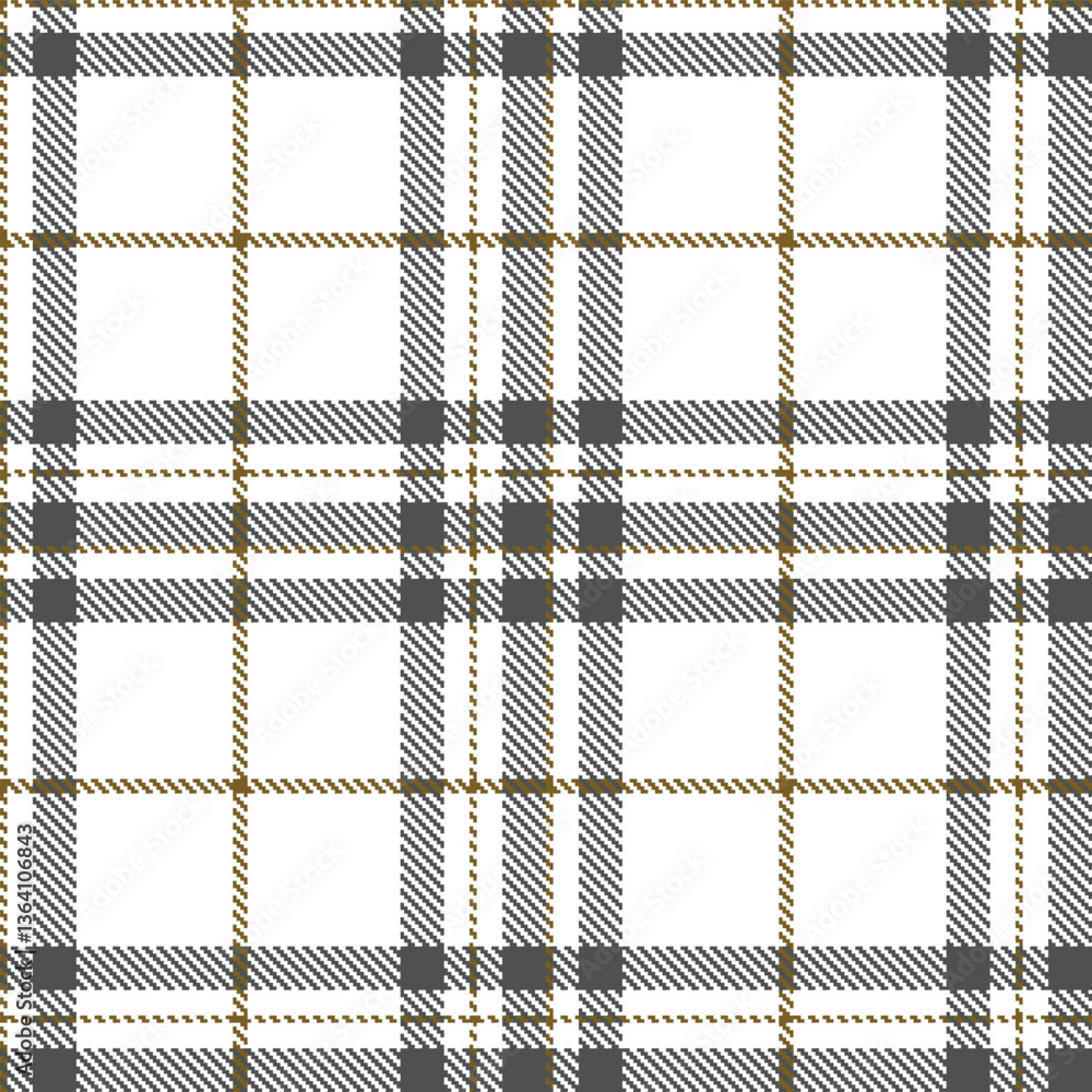 Modern Seamless Tartan in Bright White tones Textile Design Modern Seamless Tartan in Bright White tones Textile Design