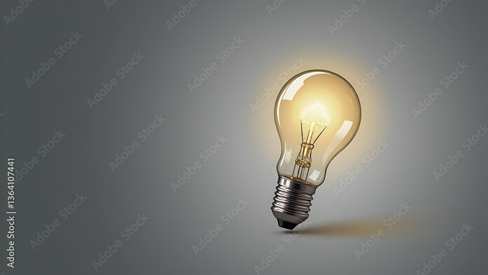 Minimalist SVG Outline of a Light Bulb: Symbolizing Ideas, Innovation, and Inspiration in Design - Perfect for Photo Stock with Empty Space on the Left Side Minimalist SVG Outline of a Light Bulb: Symbolizing Ideas, Innovation, and Inspiration in Design - Perfect for Photo Stock with Empty Space on the Left Side