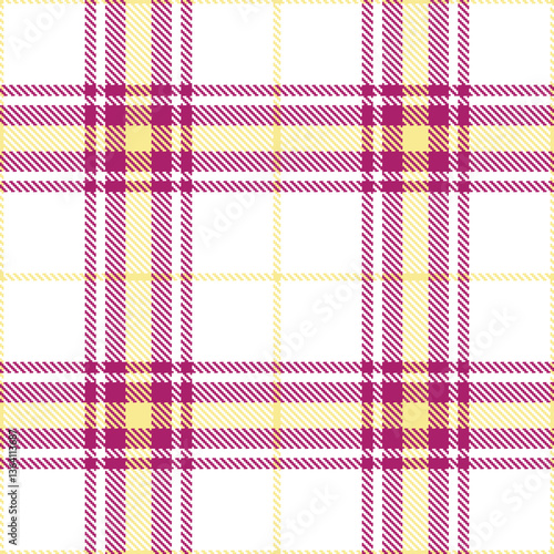 Modern Seamless Tartan in Light White tones Textile Design Variant 224
