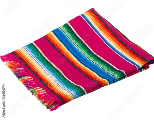 Vibrant Striped Throw Blanket