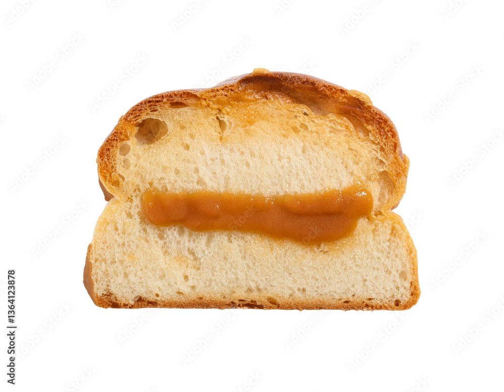Sweet bread with caramel Sweet bread with caramel