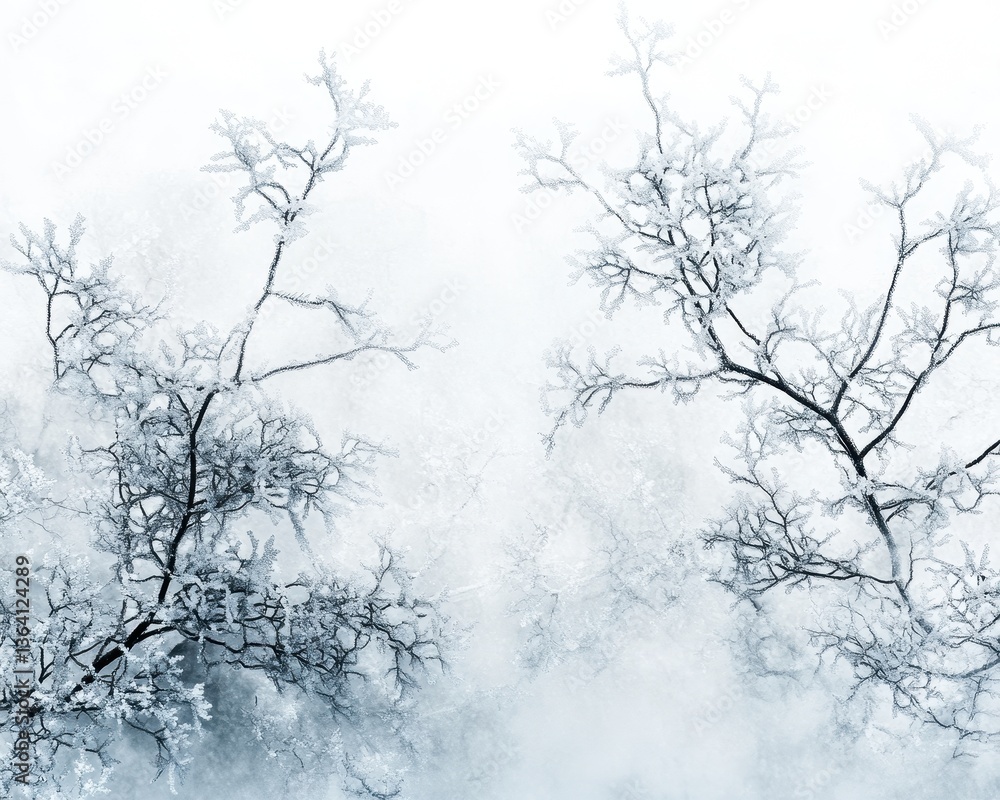 A majestic snow-covered tree stands tall in the heart of winter, its branches heavy with glistening white snowflakes, surrounded by a serene, frosty landscape under a pale blue sky. A majestic snow-covered tree stands tall in the heart of winter, its branches heavy with glistening white snowflakes, surrounded by a serene, frosty landscape under a pale blue sky.