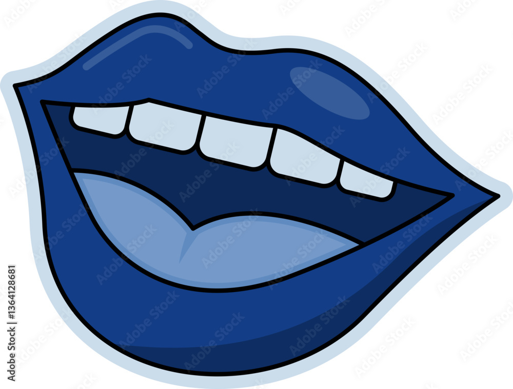 Pretty Lips Sticker Element Set Pretty Lips Sticker Element Set