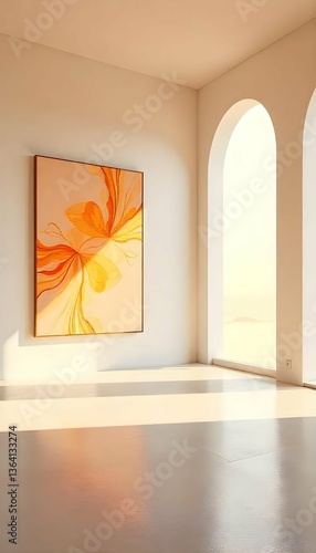 empty room with fireplace