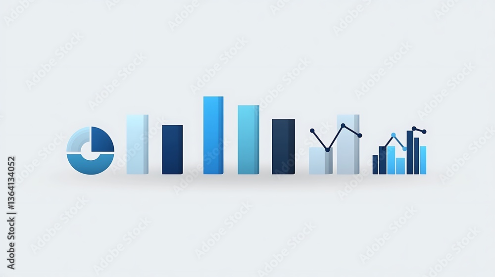Abstract Cityscape with Financial Bar Graphs, Abstract cityscape with bar graphs and data points, representing financial growth Abstract Cityscape with Financial Bar Graphs, Abstract cityscape with bar graphs and data points, representing financial growth