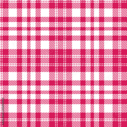 Modern Seamless Tartan in Dark White tones Textile Design Variant 613
