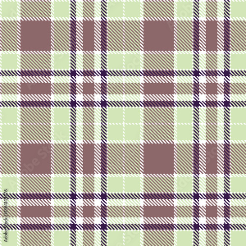 Modern Bright White Seamless Tartan Textile Design Variant 655