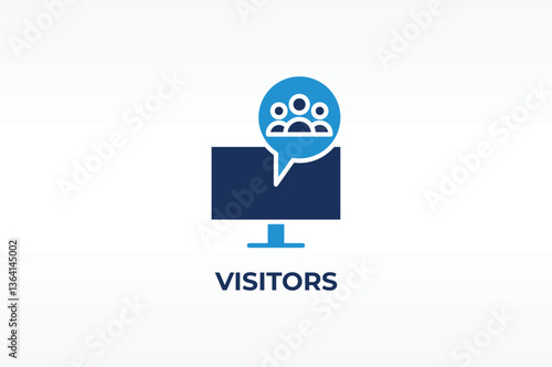Free Download VISITORS vector, icon or logo sign isolated symbol illustration - GFXLoad