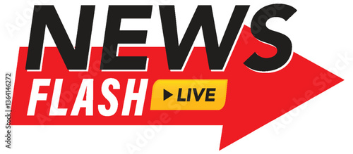 Dynamic News Flash Vector Illustration