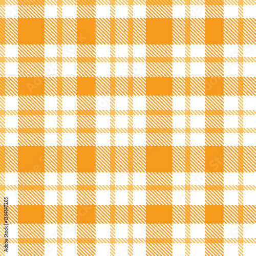 Iridescent White Seamless Tartan with Iridescent Butterscotch accents Textile Design
